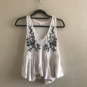 Flowy Embroidered Top